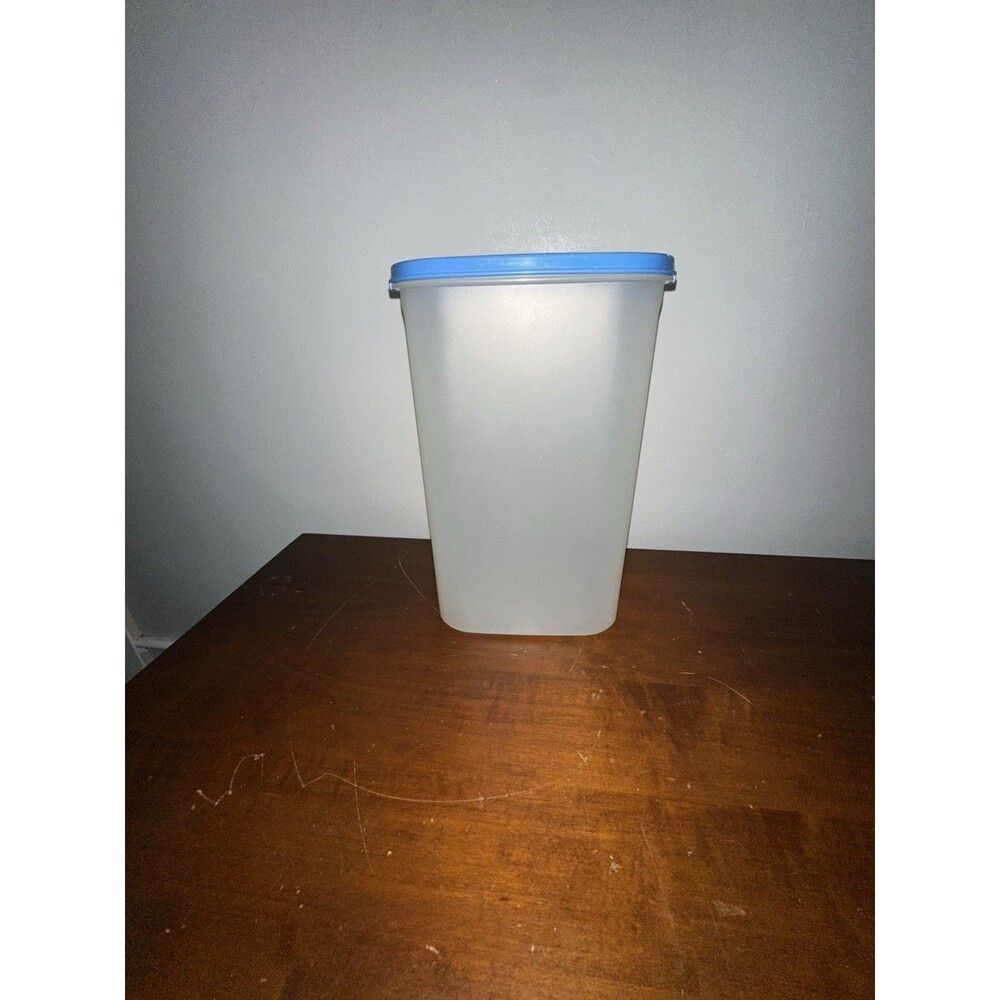 Tupperware Tall Modular Mate Oval Container#5 1615-4 Base 1616-13 Lid 12 1/4 Cup
